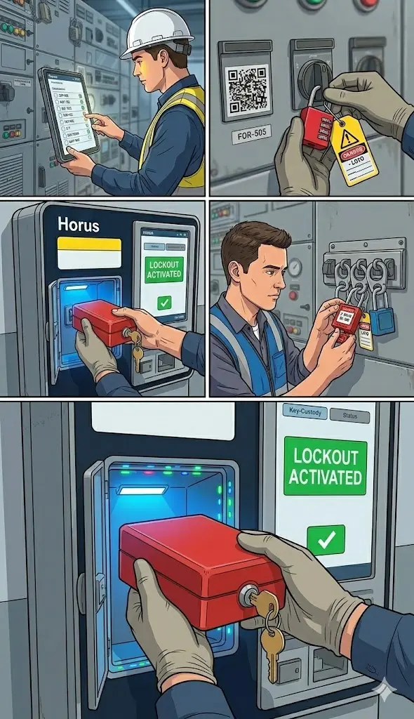 Activación del Bloqueo — Custodia de Llaves